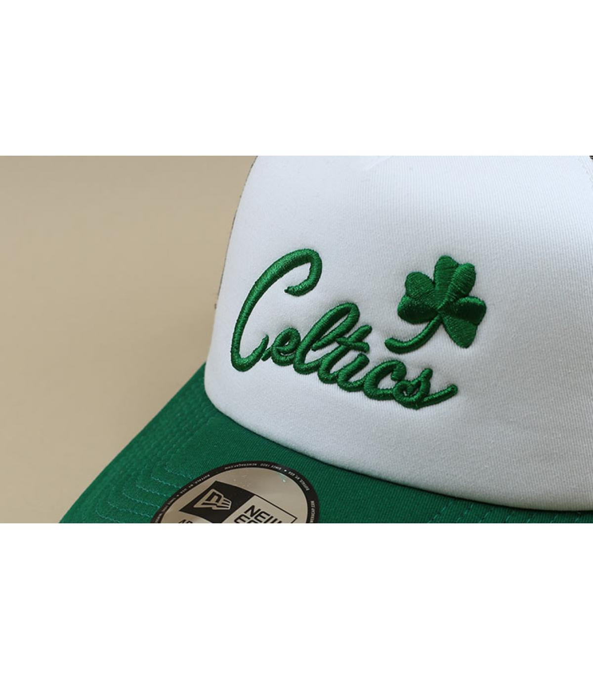 Camionista Celtics bianco verde